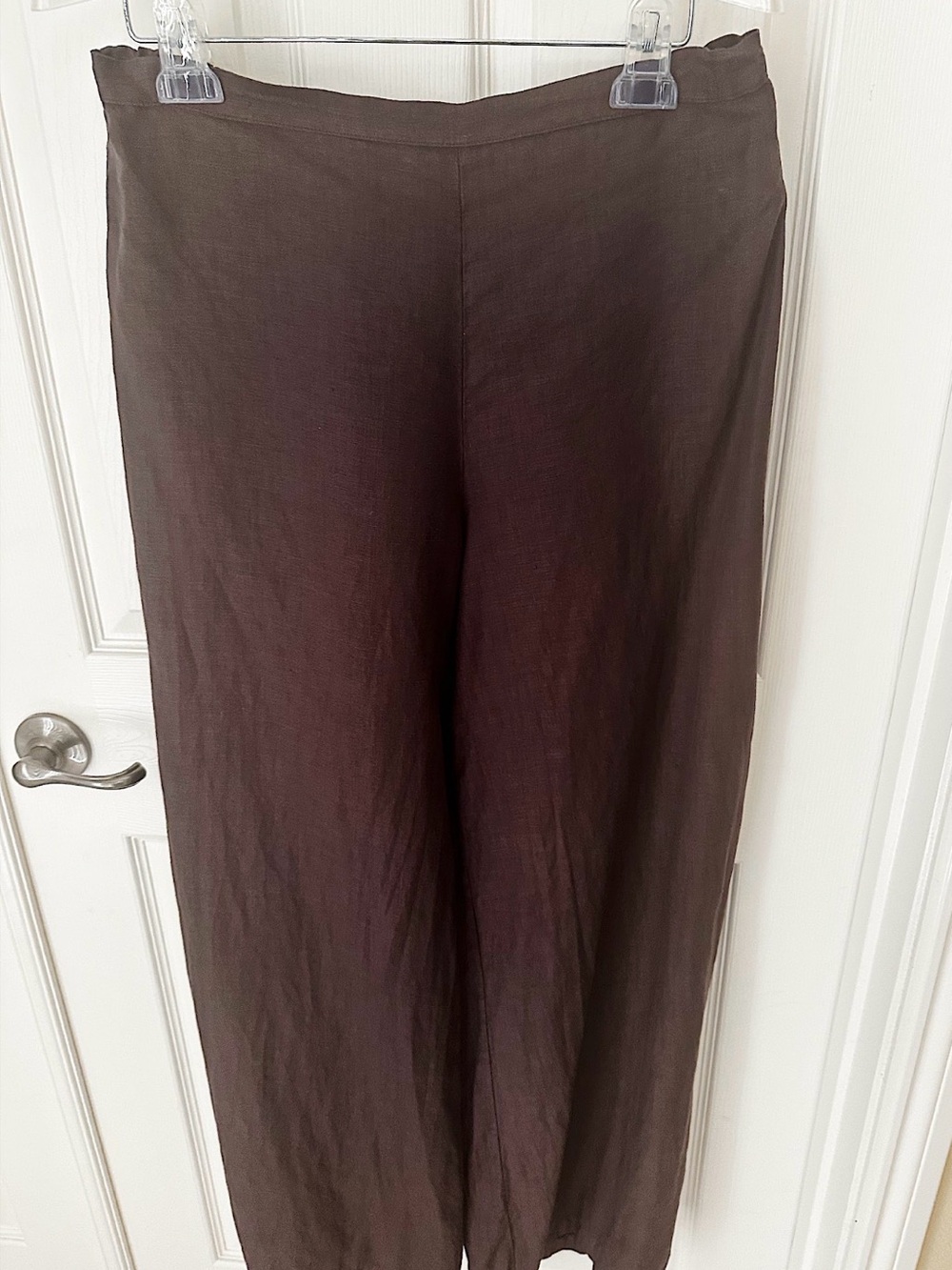 Bryn Walker Brown Large Linen Pants